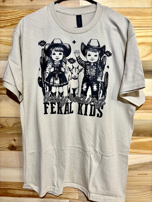Raisin' Feral Kids Tee