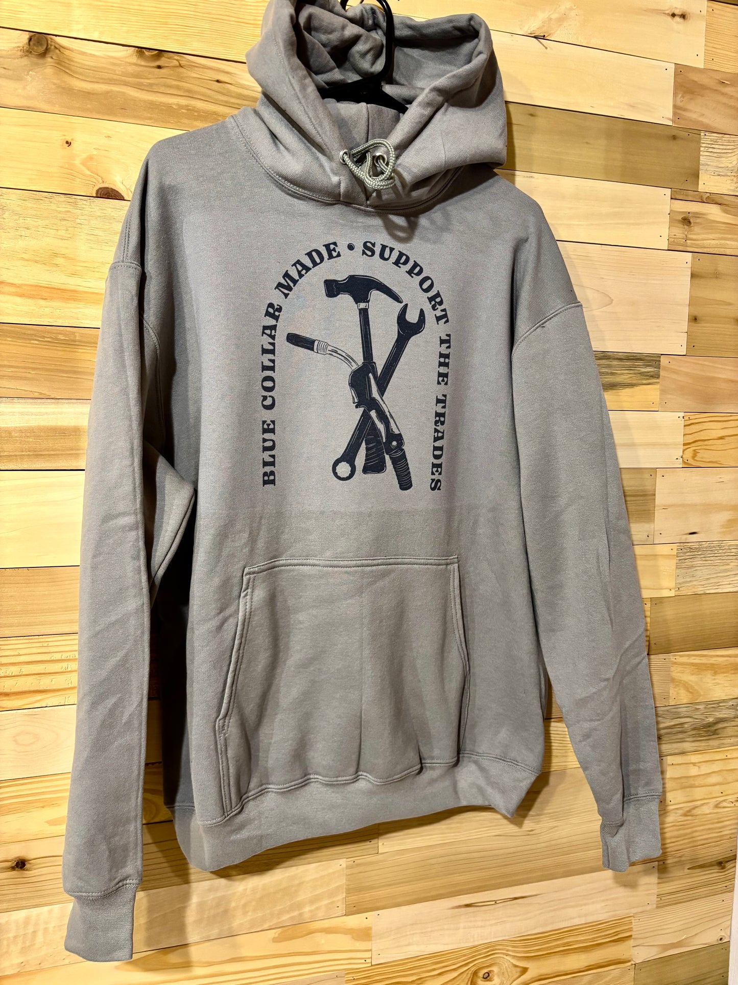 Blue Collar Made, Support the Trades Hoodie