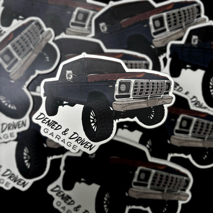 Blue Crew Dentside Sticker