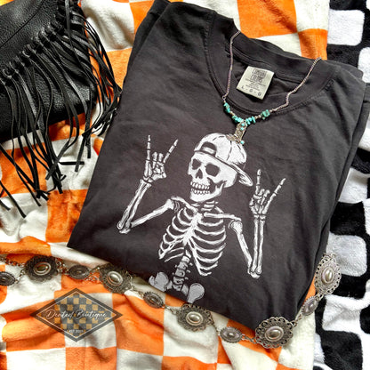 Rock On! - Skeleton Tee