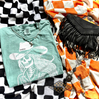 Graveyard Glam - Skeleton Tee