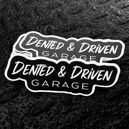 Dented&Driven Logo Sticker