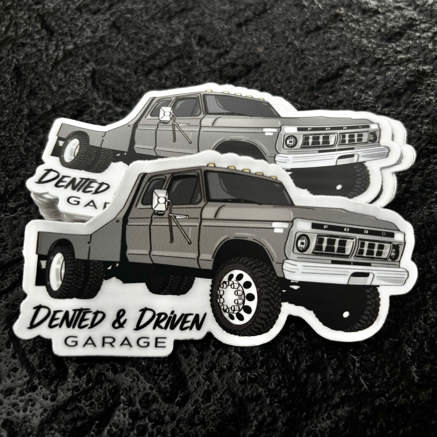 Dually Dentside Sticker
