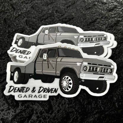 Dually Dentside Sticker
