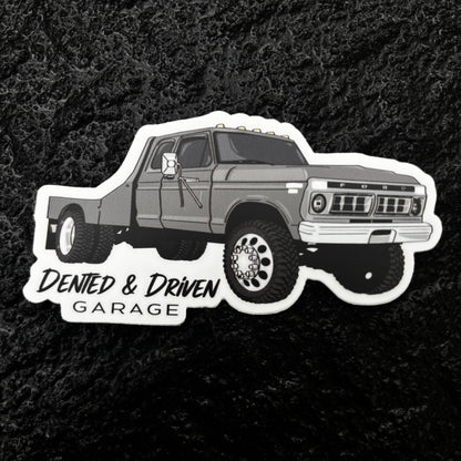 Dually Dentside Sticker