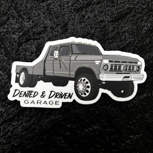 Dually Dentside Sticker