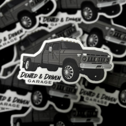 Dually Dentside Sticker