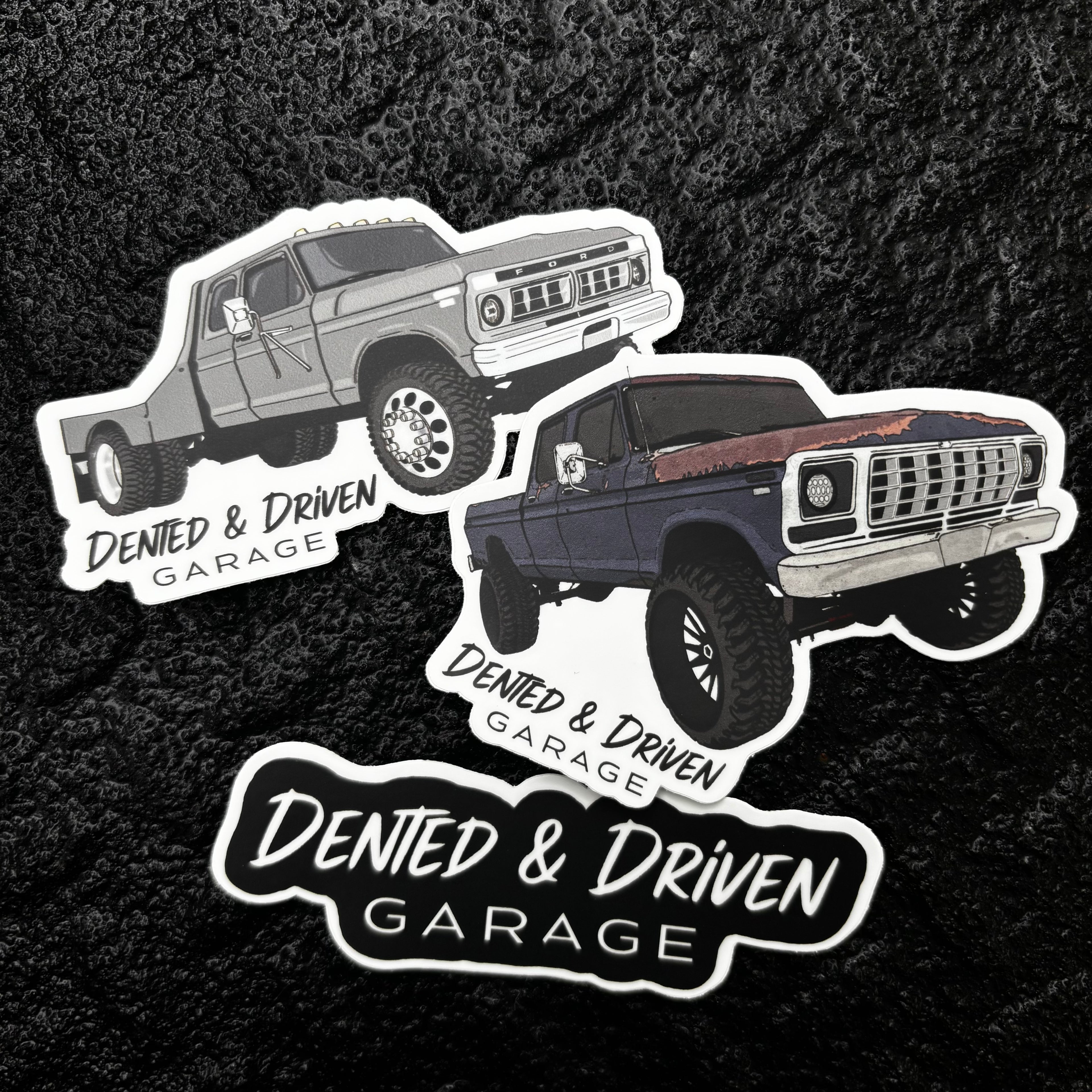 Sticker 3-Pack | Trucks & Logo