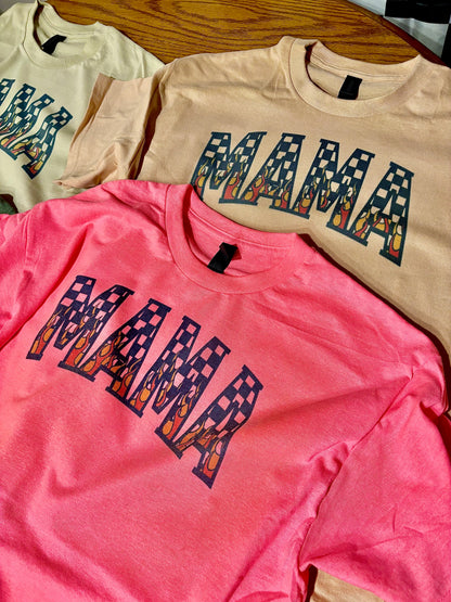 MAMA w/ Flames Tee