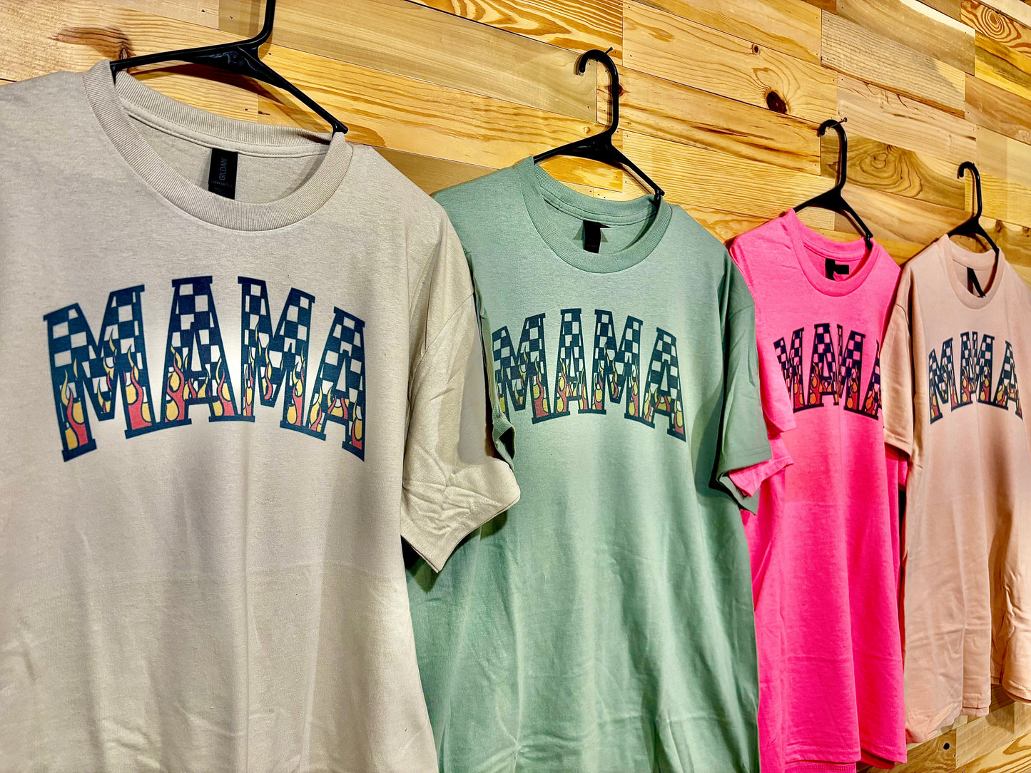 MAMA w/ Flames Tee