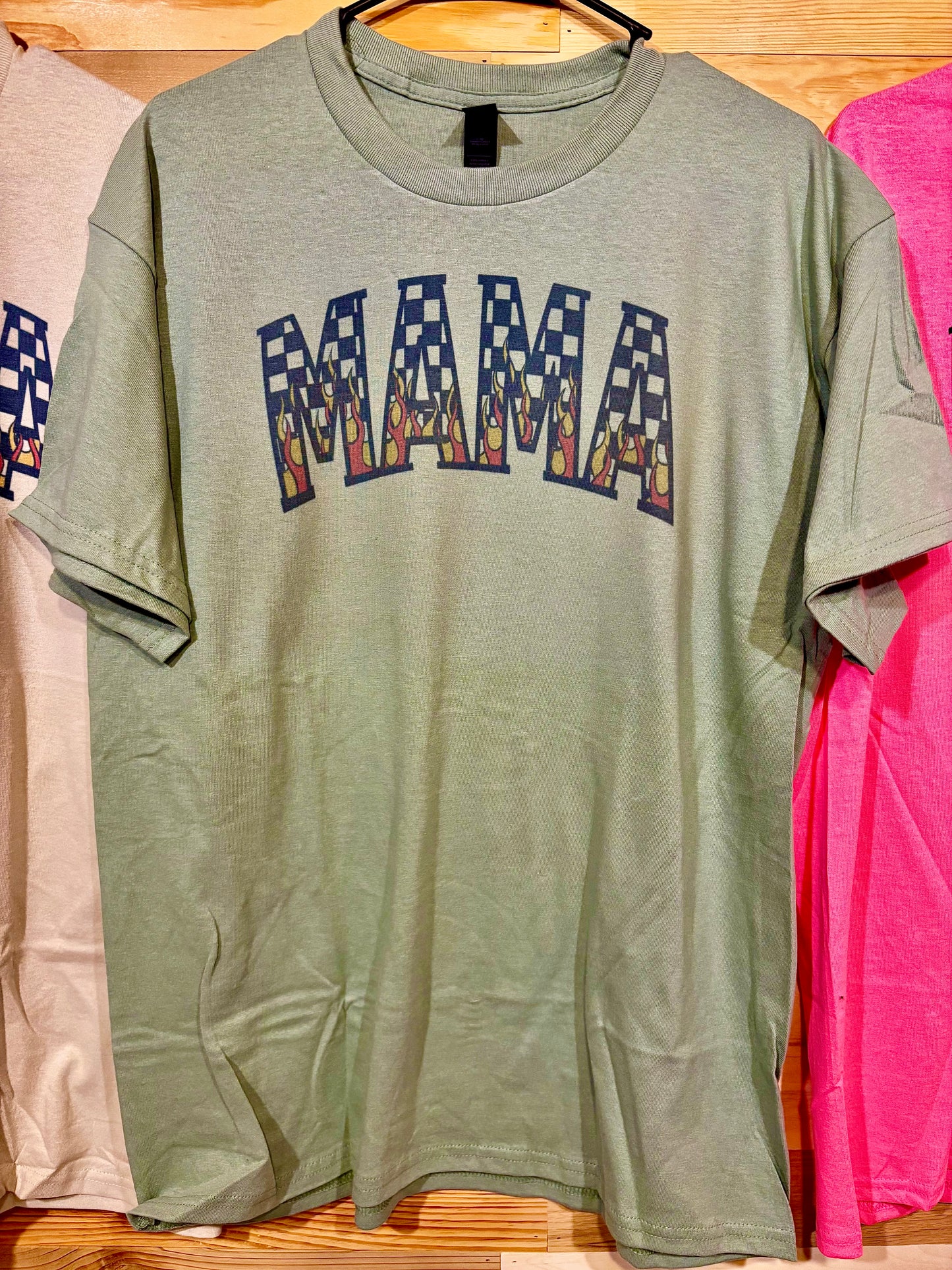 MAMA w/ Flames Tee