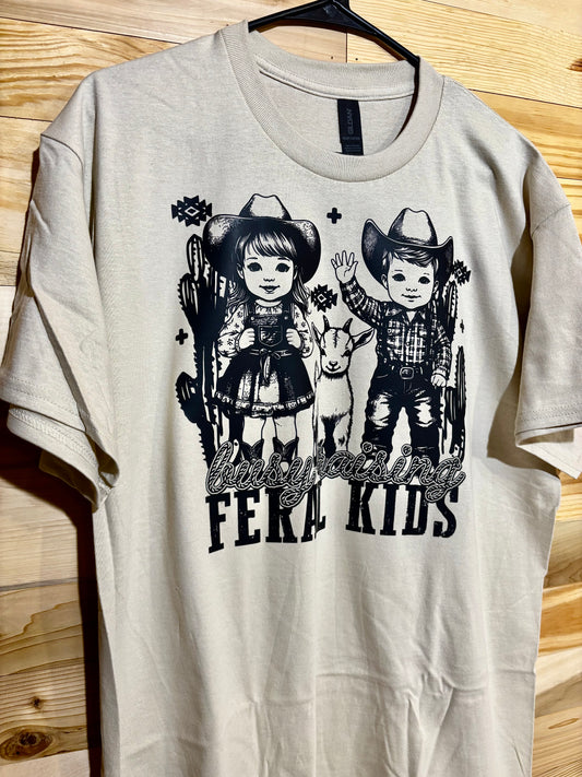 Raisin' Feral Kids Tee