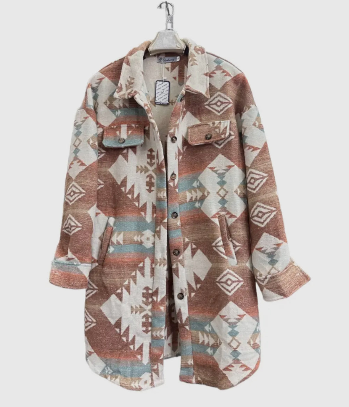 Western Aztec Shacket