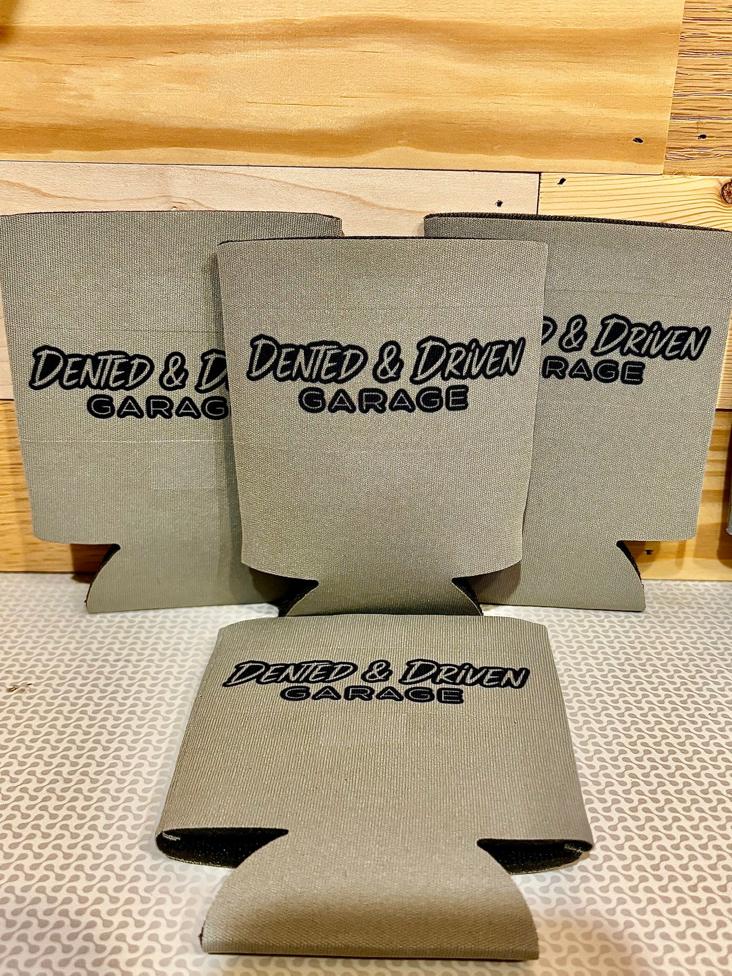 Dented and Driven Can Koozie