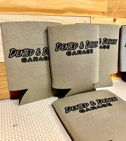 Dented and Driven Can Koozie