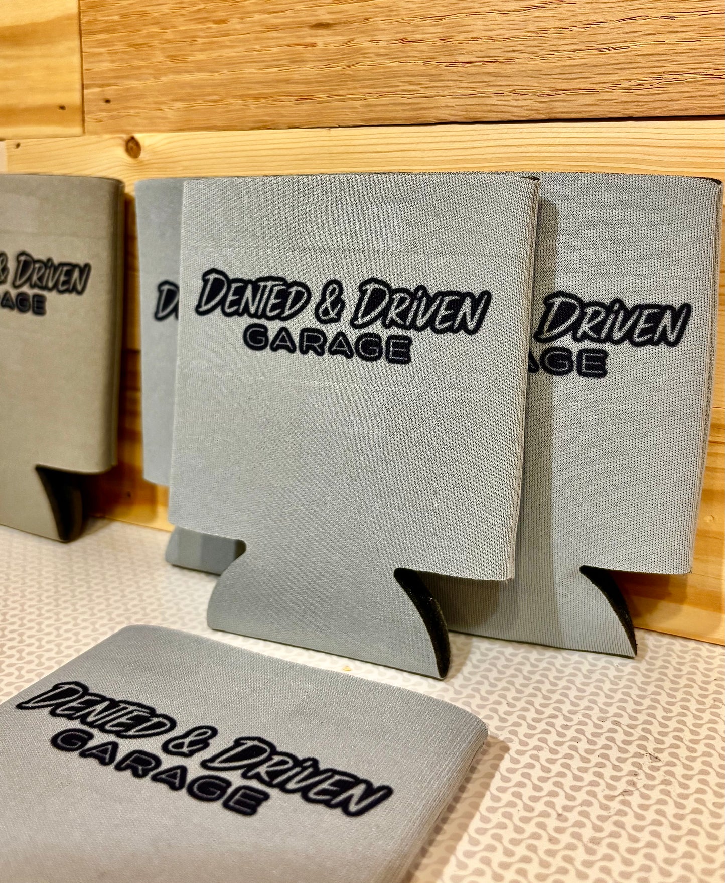 Dented and Driven Can Koozie