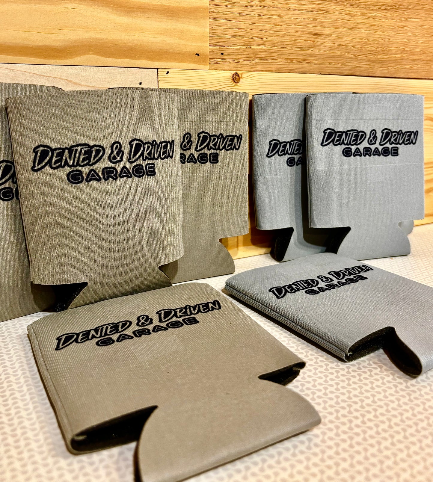 Dented and Driven Can Koozie