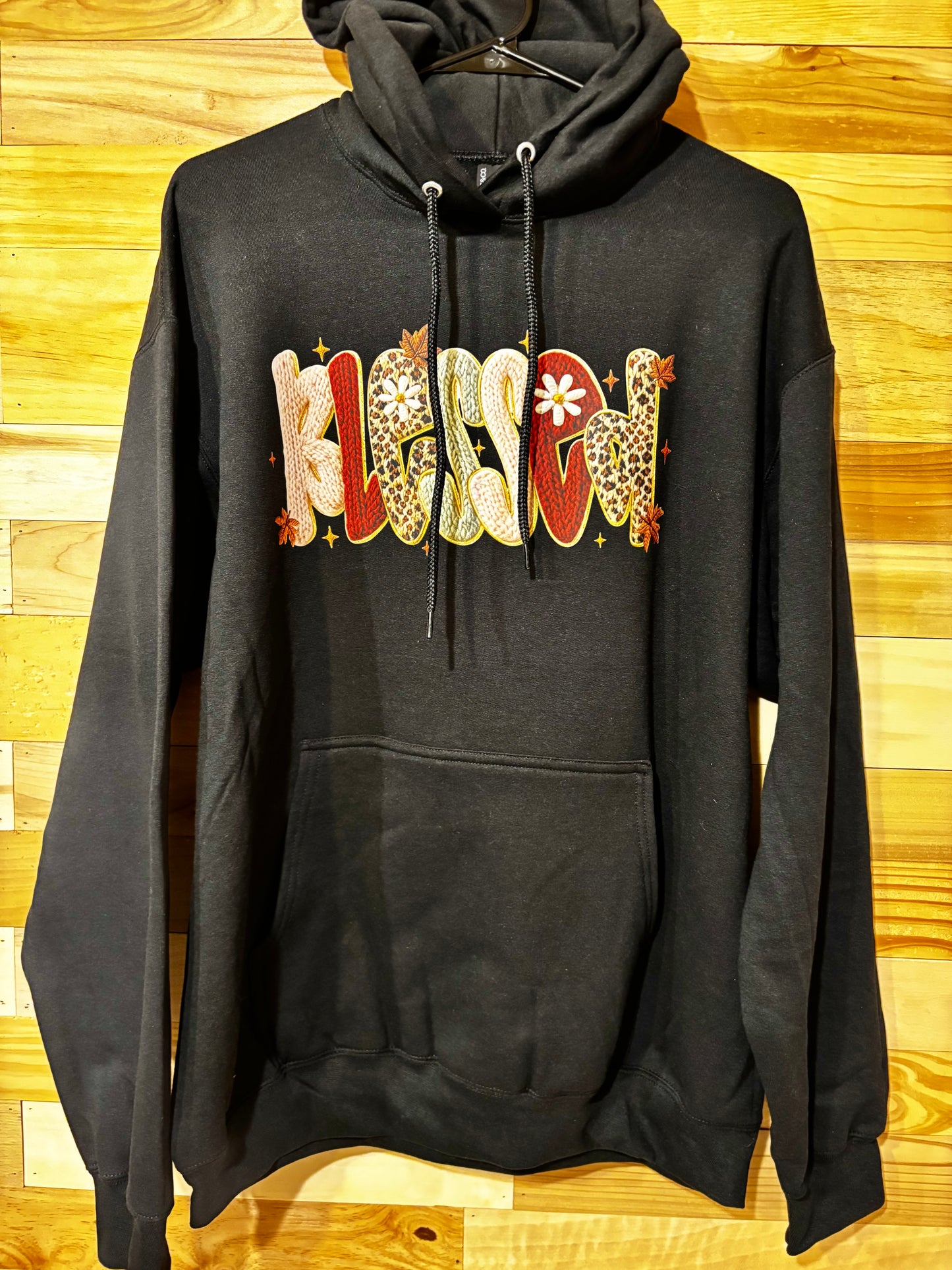 "Blessed" Hoodie - Yarn Effect