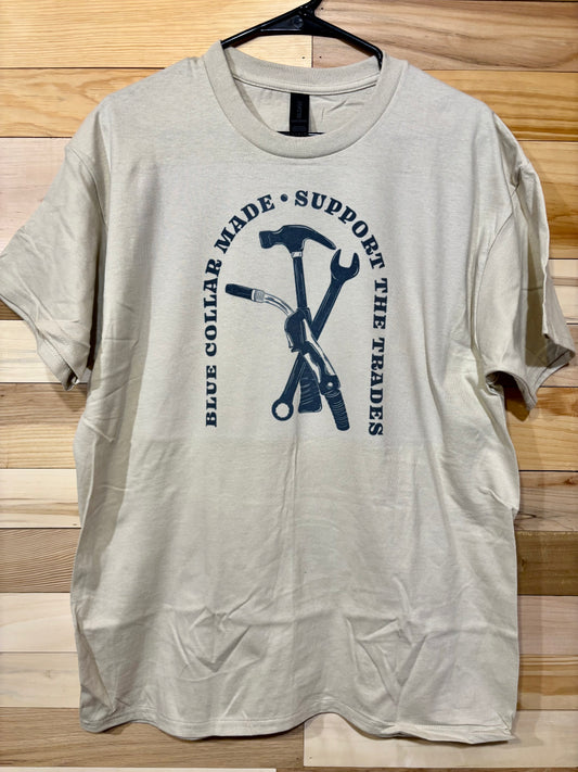 Blue Collar Made, Support the Trades T-Shirt