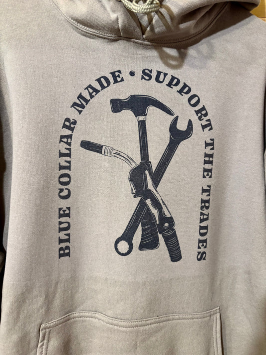 Blue Collar Made, Support the Trades Hoodie